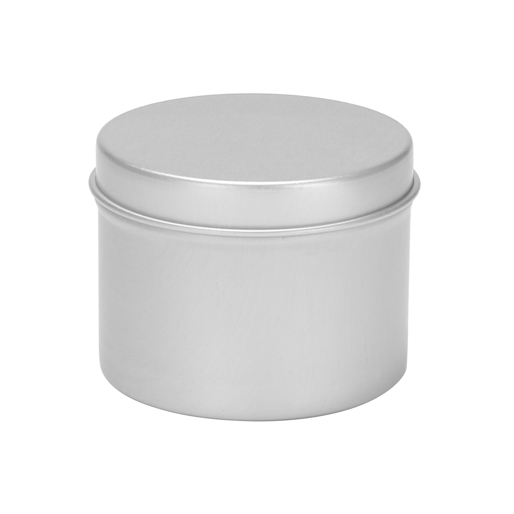 Black Tin Candle - Confezione da 48 Barattoli Rotondi in