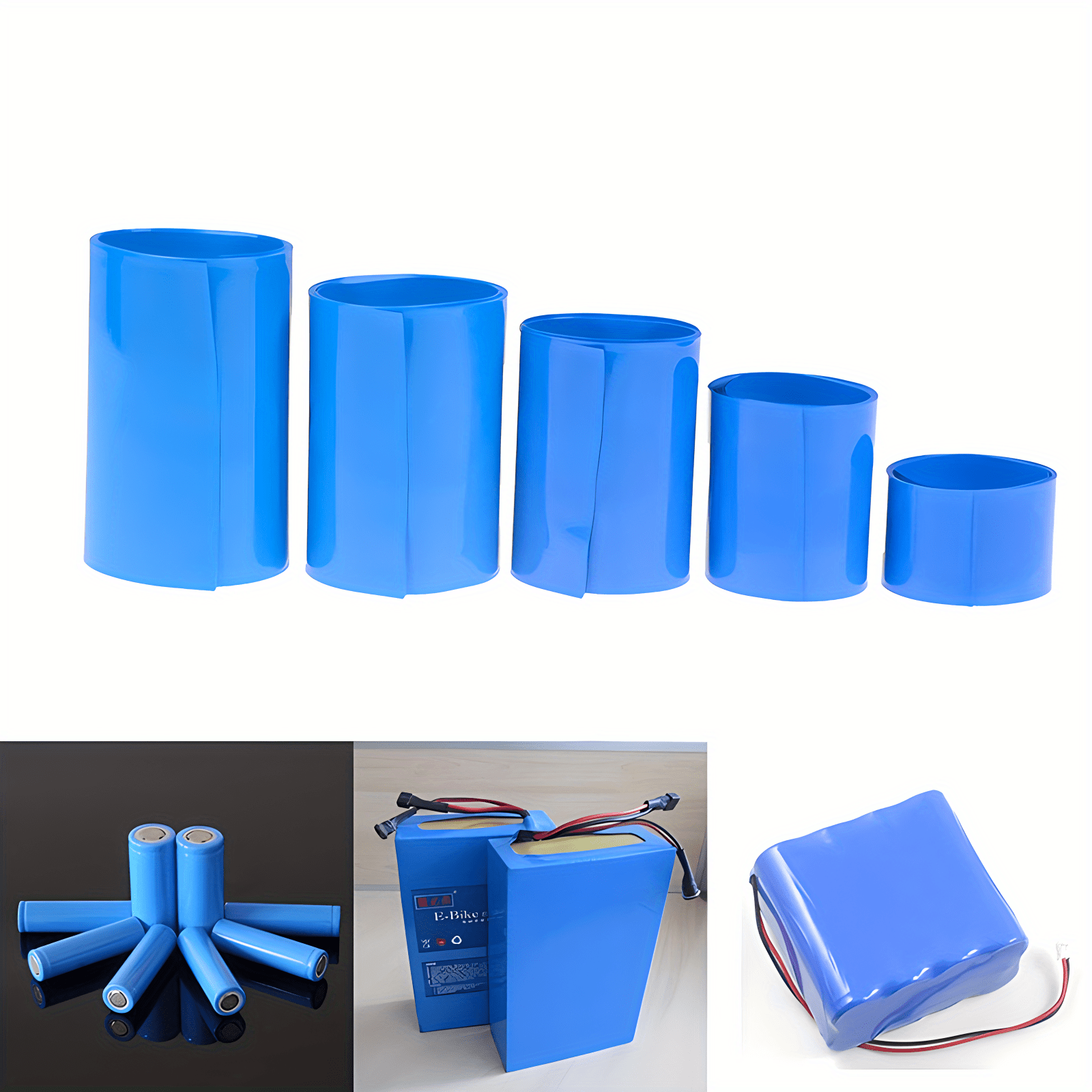 Shrink Sleeve Pvc - Tubo Termorestringente in PVC per Batterie
