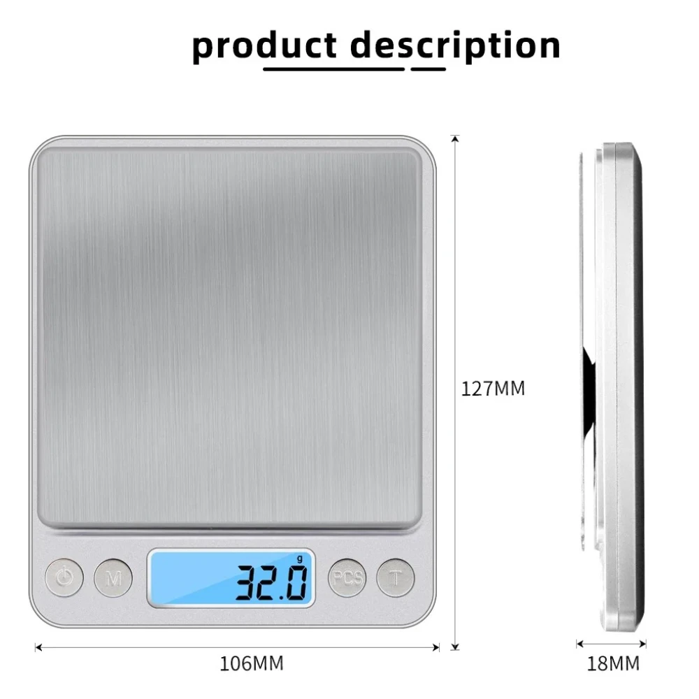 Candle Wax Scale - Bilancia da cucina digitale portatile multi