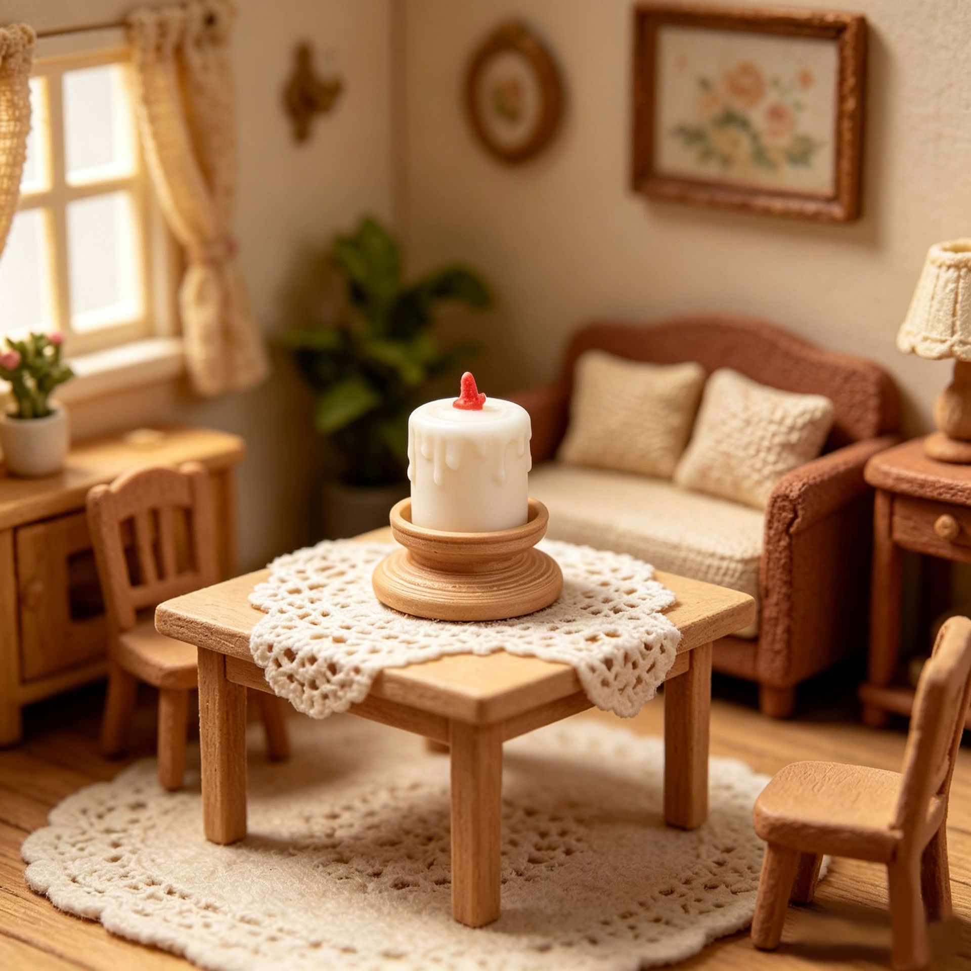 Candle Wax Scale - Set di 3 Portacandele in Miniatura