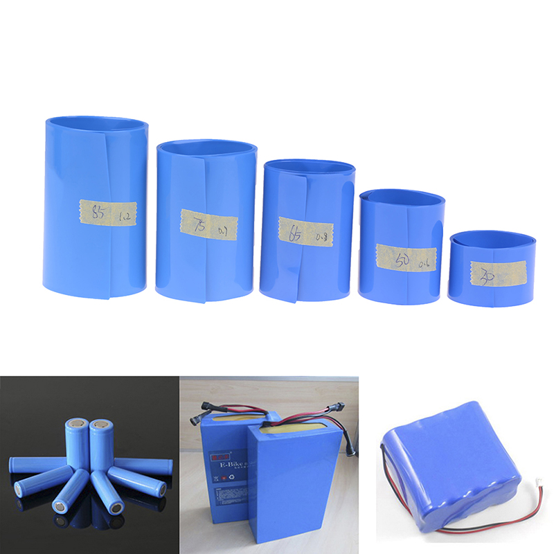 Shrink Sleeve Pvc - 65 75 85 Millimetri 18650 Batteria