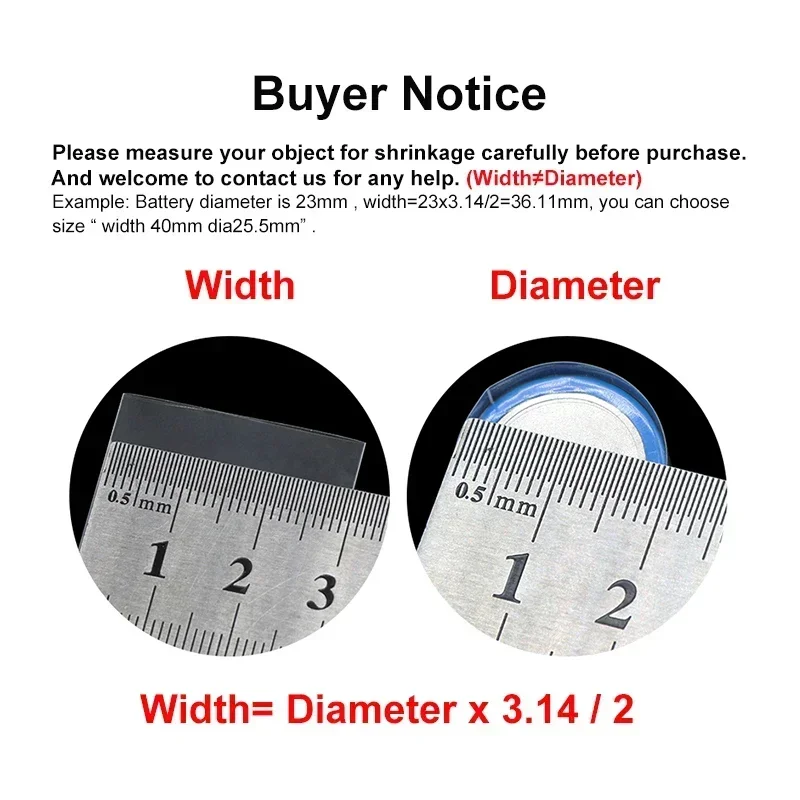 7 ~ 155mm Tubo termoretraibile - Shrink Sleeve Pvc recensione e prezzo