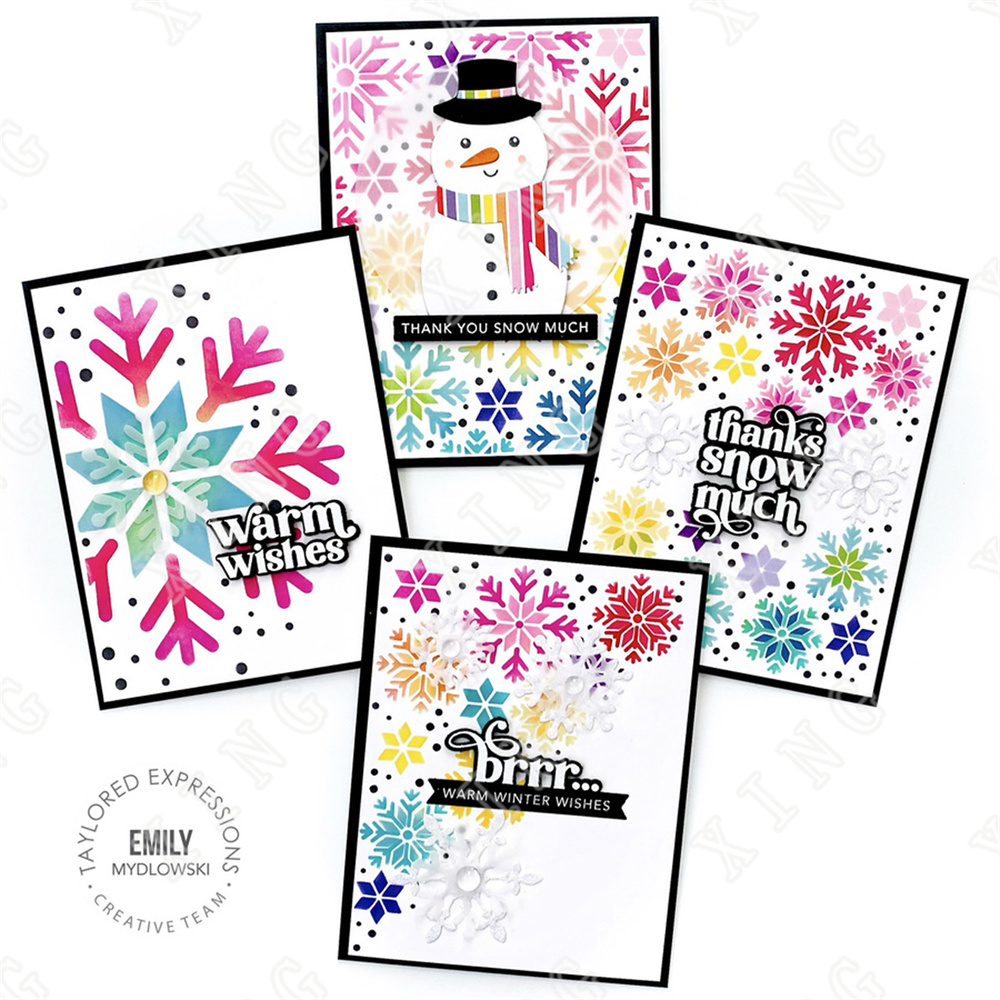 Stencil a strati di fiocchi di - Candle Supplies For Sale recensione e prezzo